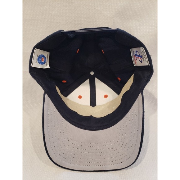 Logo Athletic Denver Broncos Wool Blend Snapback Hat Blue Orange Embroidered VTG - Picture 10 of 11